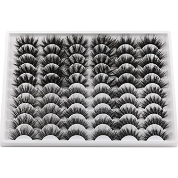 30 Pairs ALICE False Eyelashes - 20MM Fluffy Collection