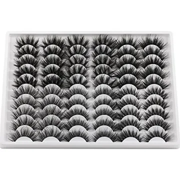 30 Pairs ALICE False Eyelashes - 20MM Fluffy Collection
