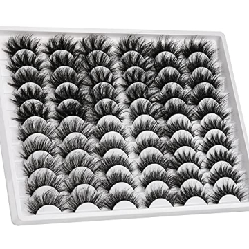30 Pairs ALICE False Eyelashes - 20MM Fluffy Collection
