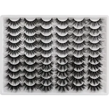 30 Pairs ALICE False Eyelashes - 20MM Fluffy Collection