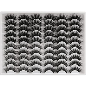30 Pairs ALICE False Eyelashes - 20MM Fluffy Collection