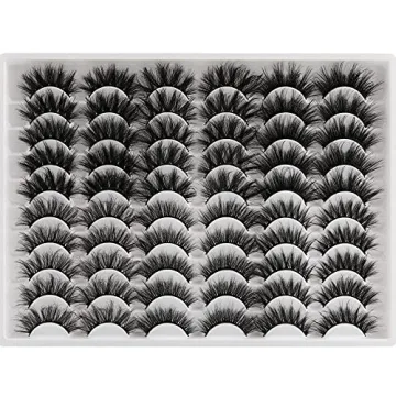 30 Pairs ALICE False Eyelashes - 20MM Fluffy Collection