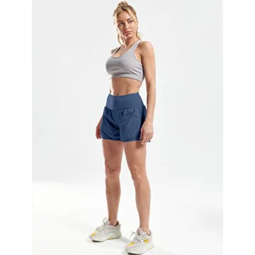 CADMUS 2 in 1 Women's Workout Shorts with Pockets