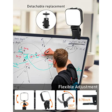 ACNCTOP 64 LED Rechargeable Selfie Light for Perfect Lighting