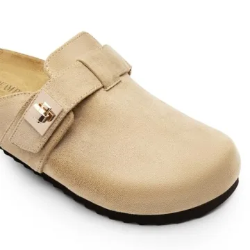 DREAM PAIRS Stylish Slip-On Clogs for Women with Comfort and Support