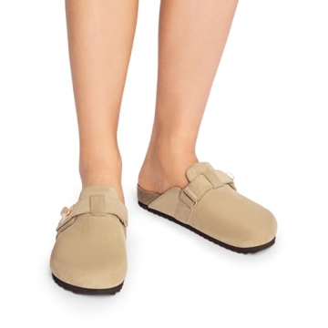 DREAM PAIRS Stylish Slip-On Clogs for Women with Comfort and Support