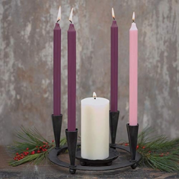 Handcrafted Iron Taper Holder by Northern Lights Blacksmith