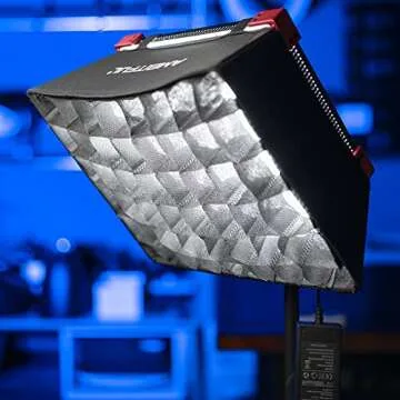 AMBITFUL 35.5cm x 29.5cm LED Video Light Diffuser Honeycomb Grid Softbox LED Panel Light Softbox + Honeycomb Grid for LED Panel Light?35.5X 29.5cm/14''x11.6''
