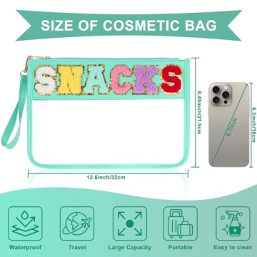 Stylish TESAFNG Travel Snack Bag for Everyday Use
