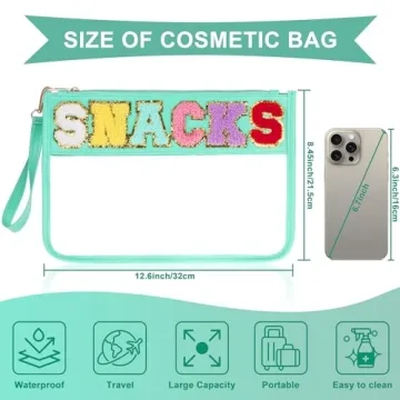Stylish TESAFNG Travel Snack Bag for Everyday Use