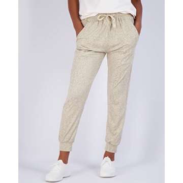 Real Essentials Women's Lounge Jogger Soft Teen Sleepwear Pajamas Fashion Loungewear Yoga Pant Activ...