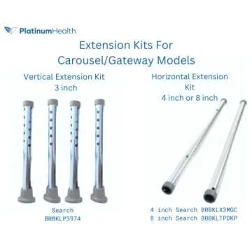 Platinum Health Carousel Sliding Shower Chair Tub Transfer Bench with Swivel Seat, Premium Padded, Pivoting Arms, Adjustable Space Saving Design for Tubs, Inside Shower, for Handicap & Seniors, Blue