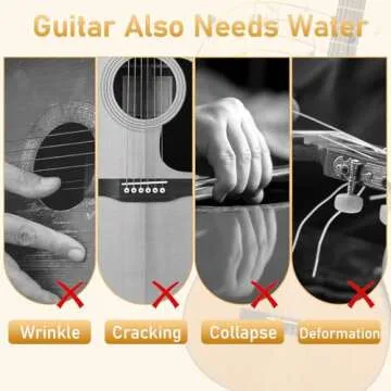 GUITTO Guitar Humidifier with Gauge for Acoustic Care