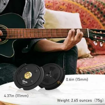 GUITTO Guitar Humidifier with Gauge for Acoustic Care