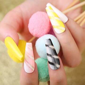 MEFA 18 Pcs Soak Off Gel Nail Polish, 16 Colors Gel + 1 Base Coat + 1 Top Coat(10ml/Bottle), UV Led Gel Polish Manicure Kit For Beginners Nail Art Salon Nail Design Set1