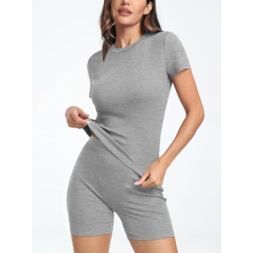 Trendy Queen 2 Piece Workout Set Summer Outfits 2024