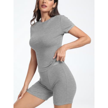 Trendy Queen 2 Piece Workout Set Summer Outfits 2024