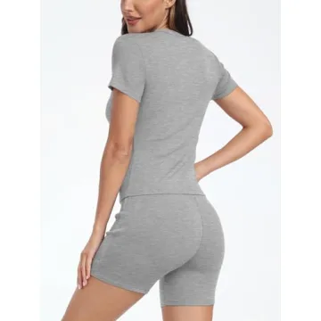 Trendy Queen 2 Piece Workout Set Summer Outfits 2024