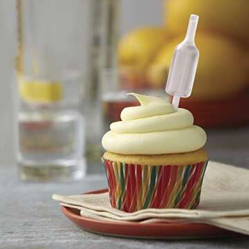 Wilton Bottle-Shaped Shot Tops Flavor Infusers, white