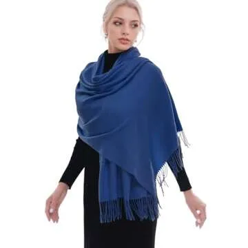 RIIQIICHY Women Winter Shawl Pashmina Scarves for Gifting
