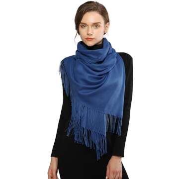 RIIQIICHY Women Winter Shawl Pashmina Scarves for Gifting