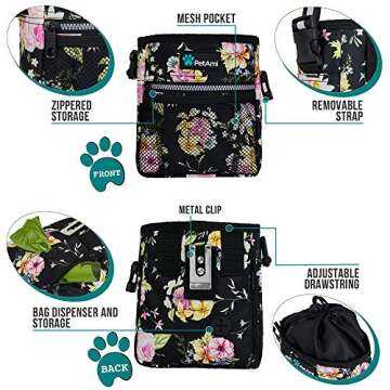 PetAmi Dog Treat Pouch for Training and Walking Essentials