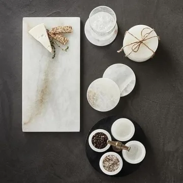 Elegant Alabaster Serving Tray - Perfect for Entertainers