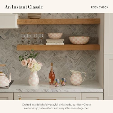 Stunning MacKenzie-Childs Tall Enamel Vase for Home Decor