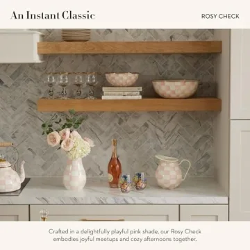 Stunning MacKenzie-Childs Tall Enamel Vase for Home Decor