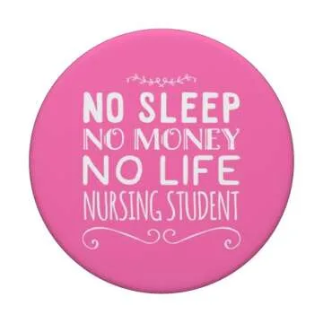 Funny Nurse Nursing Student Pop Socket PopSockets PopGrip: Swappable Grip for Phones & Tablets PopSockets Adhesive PopGrip