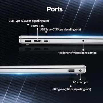 HP 15.6" HD Laptop with Intel N200 and 16GB RAM