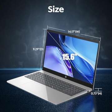 HP 15.6" HD Laptop with Intel N200 and 16GB RAM