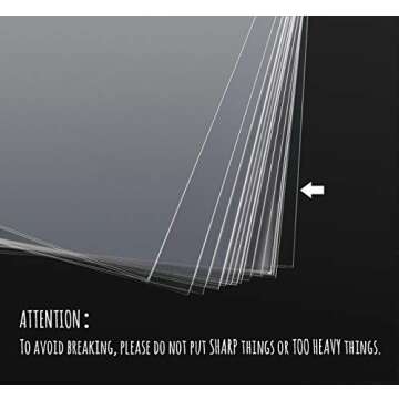 ilauke 200Pcs Clear Candy Treat Bags with Labels