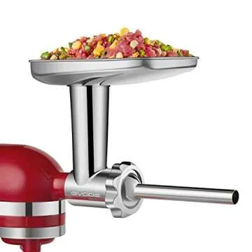 Versatile Stainless Steel Meat Grinder for KitchenAid Mixer