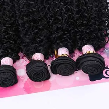 FRELYN Kinky Curly Hair Bundles for Gorgeous Styles