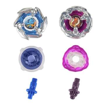 Beyblade X Xtreme Battle Set with Beystadium Arena Featuring X-Celerator Rail, 2 Right-Spinning Top Toys, 2 Launchers, Toys for Boys and Girls, 8+