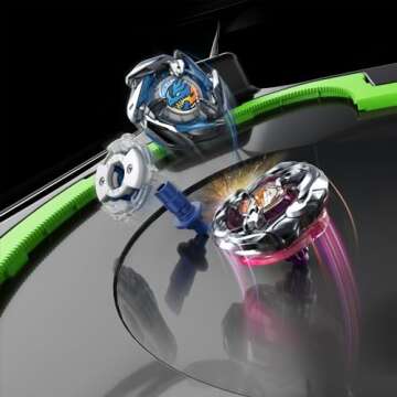 Beyblade X Xtreme Battle Set with Beystadium Arena Featuring X-Celerator Rail, 2 Right-Spinning Top Toys, 2 Launchers, Toys for Boys and Girls, 8+
