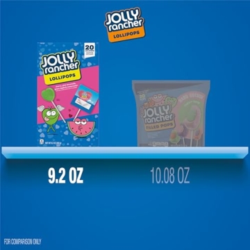 JOLLY RANCHER Fruit Lollipops Valentine Box 20 Count