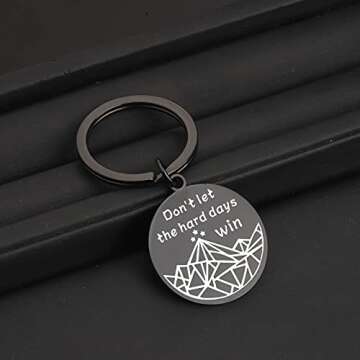 BLEOUK Fantasy Keychain Don’t Let the Hard Days Win Gift