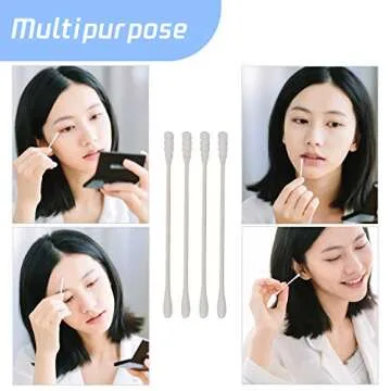 Organic Cotton Swabs 400pcs for Baby and Adult Care