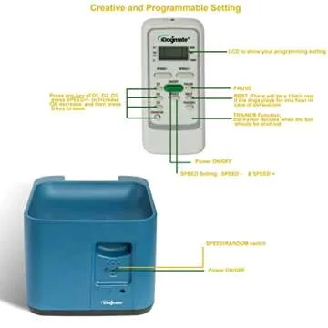 IDOGMATE Automatic Dog Ball Launcher for Large Dogs