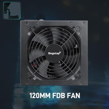 Segotep 750W Power Supply for Gaming and PC Builds
