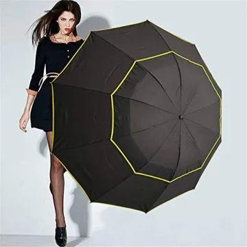 Kalolary 62 Inch Compact Umbrella for All Weather Protection