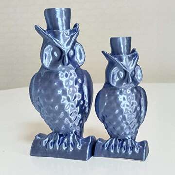 Silk Silver Blue PLA 1.75mm 1KG 3D Printer Filament 2.2 LBS Spool 3D Printing Material CC3D Shine Silky Shiny Metallic Metal Gold Silver Copper Bronze Space Blue PLA Filament