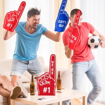 Wettarn 6 Pack Giant Foam Fingers for Sports Cheers