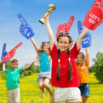 Wettarn 6 Pack Giant Foam Fingers for Sports Cheers