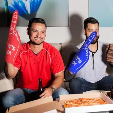 Wettarn 6 Pack Giant Foam Fingers for Sports Cheers