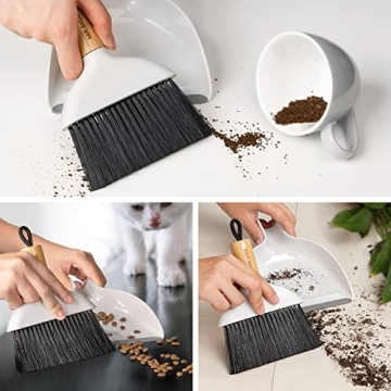 MR.SIGA Mini Dustpan and Brush Set for Effortless Cleaning