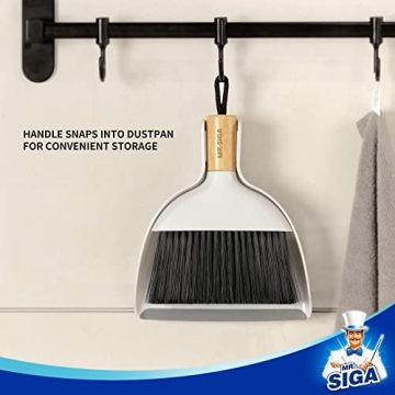 MR.SIGA Mini Dustpan and Brush Set for Effortless Cleaning