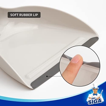 MR.SIGA Mini Dustpan and Brush Set for Effortless Cleaning